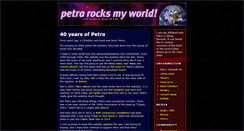 Desktop Screenshot of petrarocksmyworld.com